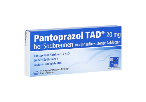 Pantoprazol TAD 20mg bei Sodbrennen – PZN 5522708 (PZN 5522708)