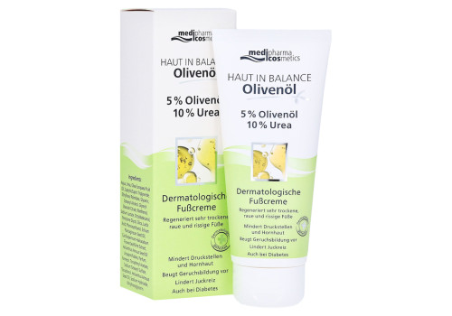 medipharma Haut in Balance Olivenöl Dermatologische Fußcreme – PZN 5462277 (PZN 5462277)