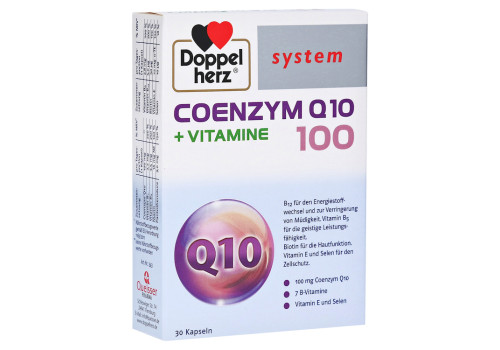 DOPPELHERZ Coenzym Q10 100+Vitamine system Kapseln – PZN 13754172 (PZN 13754172)