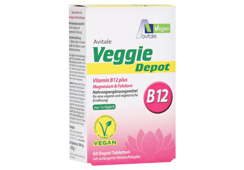 VEGGIE Depot Vitamin B12+Magnesium+Folsäure Tabl. – PZN 11674339 (PZN 11674339)