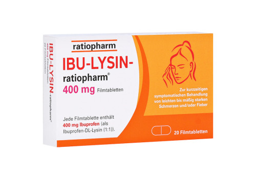 IBU-LYSIN-ratiopharm 400mg – PZN 16197878 (PZN 16197878)