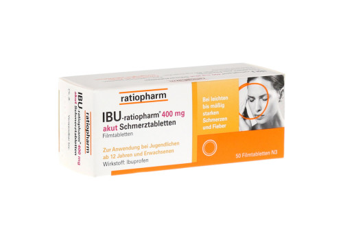 IBU-ratiopharm 400 akut Schmerztabletten – PZN 10019621 (PZN 10019621)