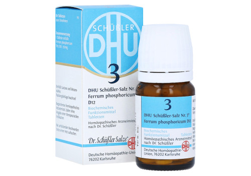 BIOCHEMIE DHU 3 Ferrum phosphoricum D 12 Tabletten – PZN 274016 (PZN 274016)