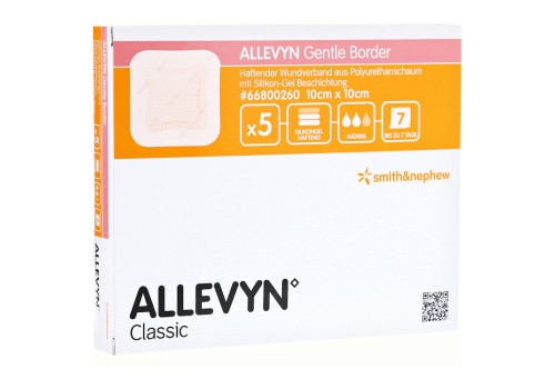 ALLEVYN Gentle Border 10x10 cm Schaumverb. – PZN 10032047 (PZN 10032047)