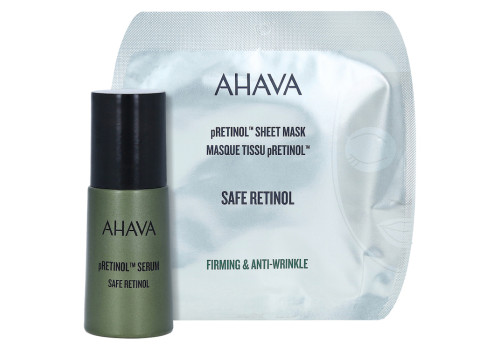 AHAVA Safe pRetinol Serum + gratis Ahava Safe pRetinol Sheet Mask – PZN 16822342 (PZN 16822342)