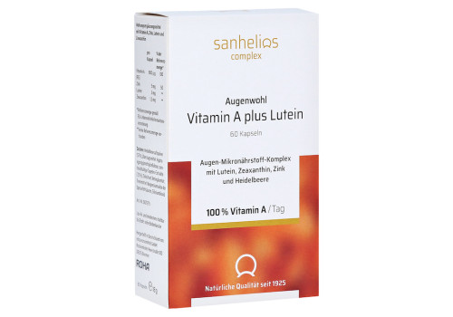 SANHELIOS Augenwohl Vitamin A plus Lutein Kapseln – PZN 15302095 (PZN 15302095)