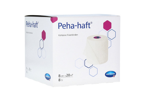 PEHA-HAFT Fixierbinde latexfrei 8 cmx20 m – PZN 12550384 (PZN 12550384)