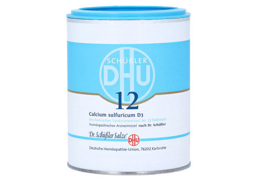 BIOCHEMIE DHU 12 Calcium sulfuricum D 3 Tabletten – PZN 274849 (PZN 274849)