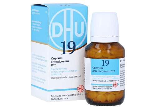 BIOCHEMIE DHU 19 Cuprum arsenicosum D 12 Tabletten – PZN 2581277 (PZN 2581277)