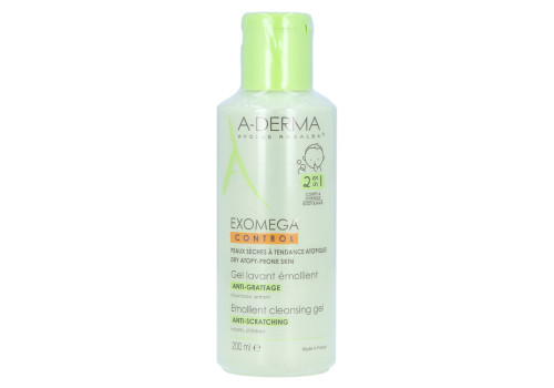 A-DERMA EXOMEGA CONTROL 2in1 Geschmeidigmachendes Reinigungsgel – PZN 13595822 (PZN 13595822)