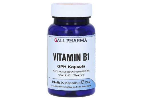 VITAMIN B1 GPH 1,4 mg Kapseln – PZN 1642829 (PZN 1642829)