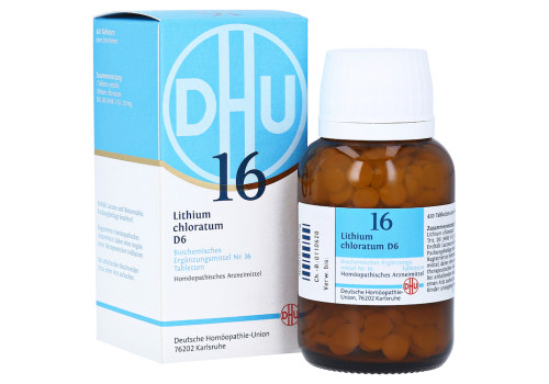 BIOCHEMIE DHU 16 Lithium chloratum D 6 Tabletten – PZN 6584396 (PZN 6584396)