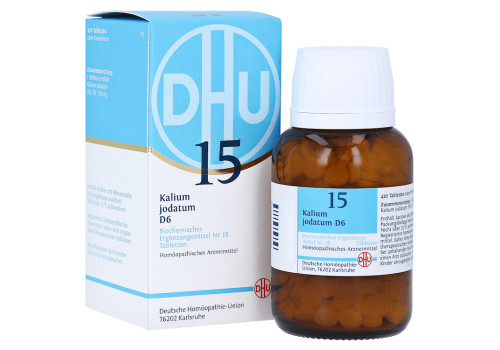 BIOCHEMIE DHU 15 Kalium jodatum D 6 Tabletten – PZN 6584367 (PZN 6584367)