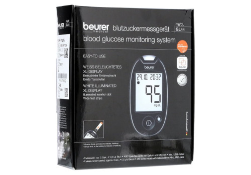 Beurer GL44 Blutzuckermessgerät mg/dl – PZN 7586902 (PZN 7586902)