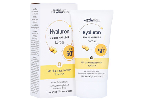 medipharma Hyaluron Sonnenpflege Körper LSF 50+ – PZN 12555269 (PZN 12555269)