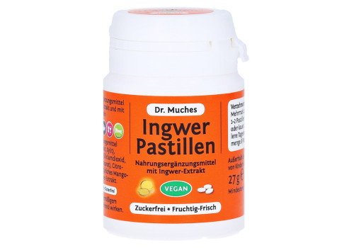 Dr. Muches Ingwer Pastillen zuckerfrei – PZN 11348278 (PZN 11348278)