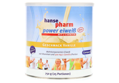 HANSEPHARM Power Eiweiß plus Vanille Pulver – PZN 8798173 (PZN 8798173)