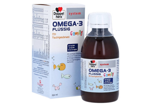 Doppelherz system Omega-3 Family flüssig mit Fruchtgeschmack – PZN 12351259 (PZN 12351259)