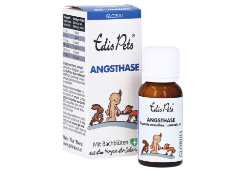 Edis Pets Angsthase Bio Bachblüten Globuli für Hunde – PZN 80000787 (PZN 80000787)