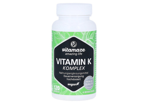 VITAMIN K1+K2 Komplex hochdosiert vegan Kapseln – PZN 13947480 (PZN 13947480)