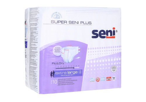 SUPER SENI Plus Gr.4 XL Inkontinenzhose Nacht f.E. – PZN 2599857 (PZN 2599857)