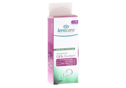 LENSCARE GEL-System Monatslinse -1,75 dpt – PZN 9442828 (PZN 9442828)