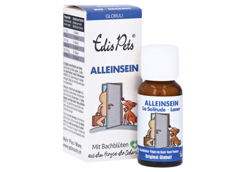 Edis Pets Alleinsein Bio Bachblüten Globuli für Hunde – PZN 80000788 (PZN 80000788)