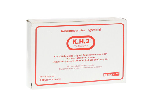 K.h.3 Vitalkomplex Kapseln – PZN 11524522 (PZN 11524522)