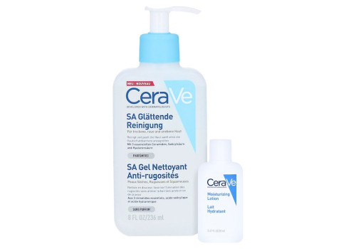 CERAVE SA Reinigung Lotion + gratis CeraVe Feuchtigkeitslotion 20ml – PZN 15660854 (PZN 15660854)