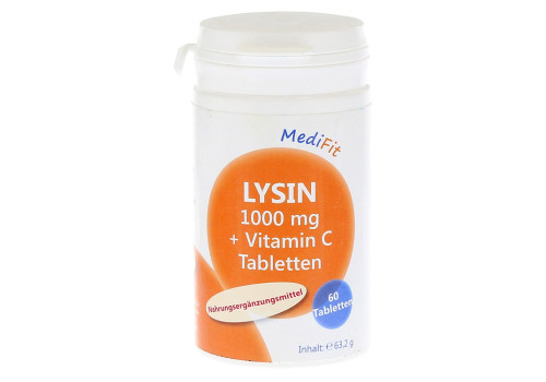 LYSIN 1.000 mg+Vitamin C Tabletten MediFit – PZN 11186812 (PZN 11186812)