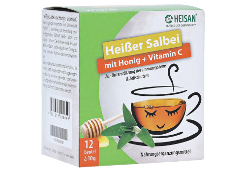 HEISAN heißer Salbei+Honig+Vitamin C Pulver – PZN 15656031 (PZN 15656031)