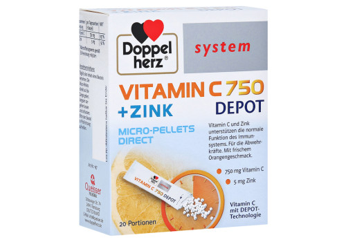 DOPPELHERZ Vitamin C 750 Depot system Pellets – PZN 15425426 (PZN 15425426)