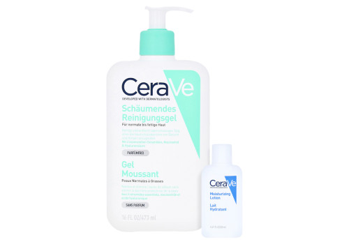 CERAVE schäumendes Reinigungsgel + gratis CeraVe Feuchtigkeitslotion 20ml – PZN 14017524 (PZN 14017524)