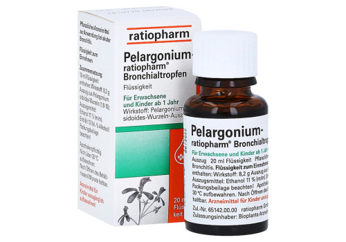 Pelargonium-ratiopharm Bronchialtropfen – PZN 10086876 (PZN 10086876)