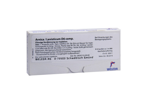 ARNICA/LEVISTICUM D 6 comp.Ampullen – PZN 1618558 (PZN 1618558)