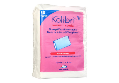 KOLIBRI comwash special Waschhandsch.16x24cm weiß – PZN 1855040 (PZN 1855040)