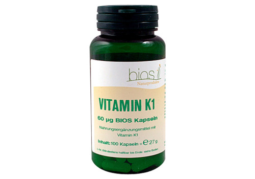 VITAMIN K1 60 µg Bios Kapseln – PZN 1056008 (PZN 1056008)