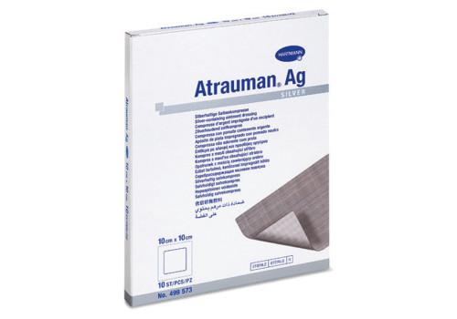 ATRAUMAN Ag 10x10 cm steril Kompressen – PZN 2813807 (PZN 2813807)