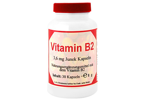 VITAMIN B2 3,6 mg Junek Kapseln – PZN 4132098 (PZN 4132098)