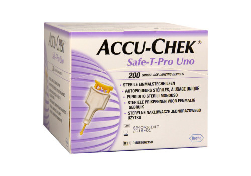 ACCU-CHEK Safe T Pro Uno II Lanzetten – PZN 6143663 (PZN 6143663)