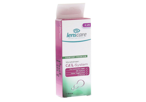 LENSCARE GEL-System Monatslinse -2,25 dpt – PZN 9442857 (PZN 9442857)