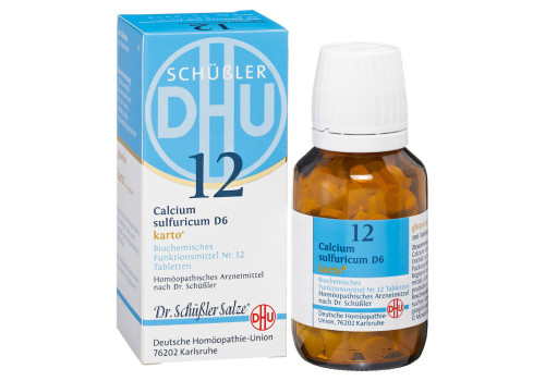 BIOCHEMIE DHU 12 Calcium sulfuricum D 6 Tabl.Karto – PZN 6329528 (PZN 6329528)