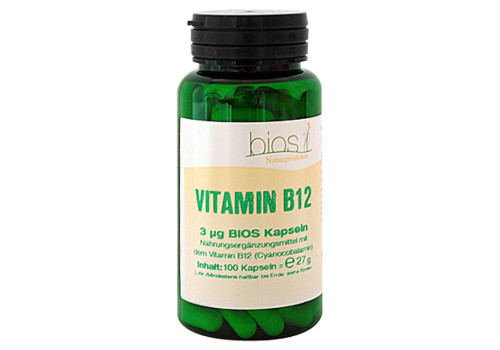 VITAMIN B12 3 µg Bios Kapseln – PZN 6054741 (PZN 6054741)