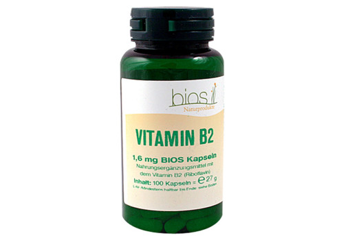 VITAMIN B2 1,6 mg Bios Kapseln – PZN 6054764 (PZN 6054764)