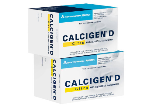 CALCIGEN D Citro 600mg/400 I.E. – PZN 6893714 (PZN 6893714)