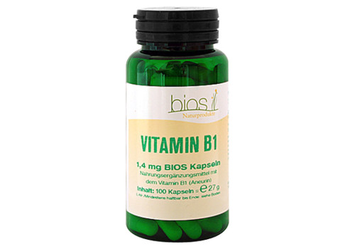 VITAMIN B1 1,4 mg Bios Kapseln – PZN 6054681 (PZN 6054681)