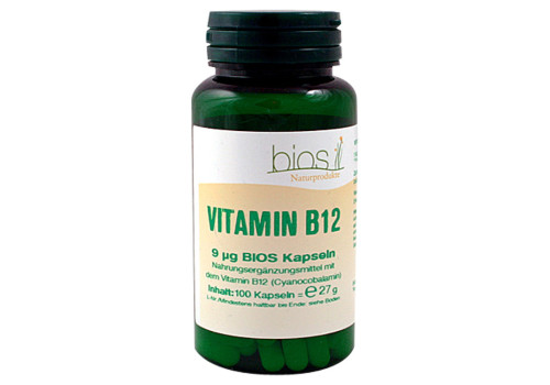 VITAMIN B12 9 µg Bios Kapseln – PZN 6054758 (PZN 6054758)