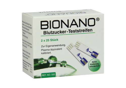 BIONANO Blutzucker-Teststreifen – PZN 6581535 (PZN 6581535)