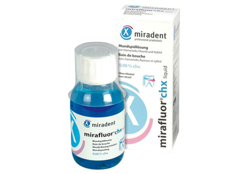 MIRADENT Mundspüllösung mirafluor CHX 0,06% – PZN 4443119 (PZN 4443119)