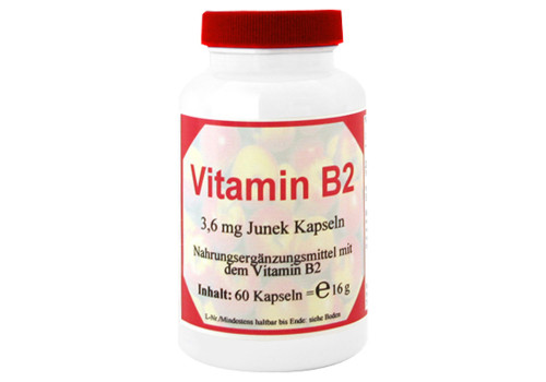 VITAMIN B2 3,6 mg Junek Kapseln – PZN 4132106 (PZN 4132106)